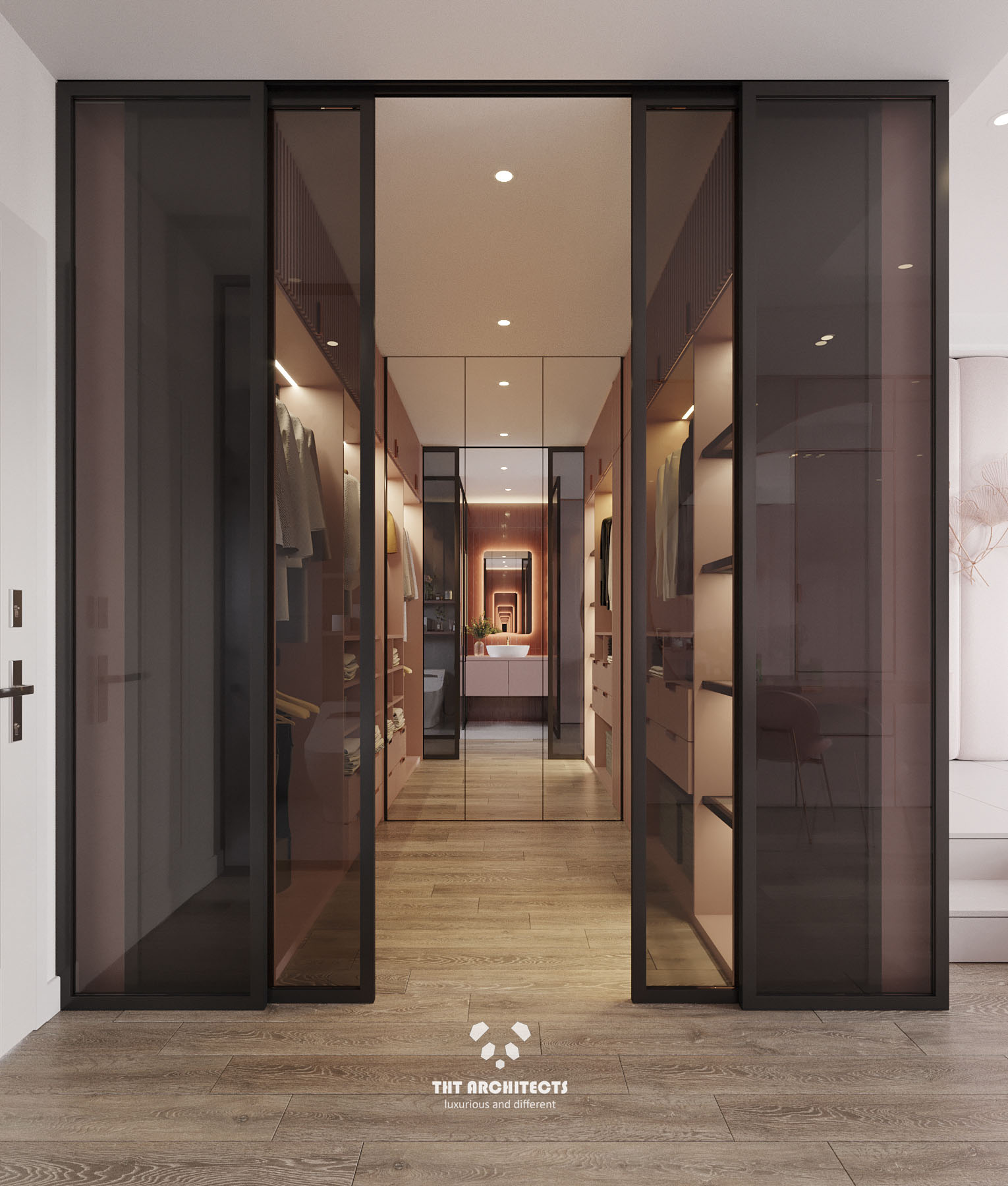 tht architects - Nhà chị Châu Đà Lạt - phòng ngủ master 07